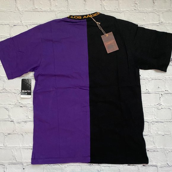lakers split t shirt